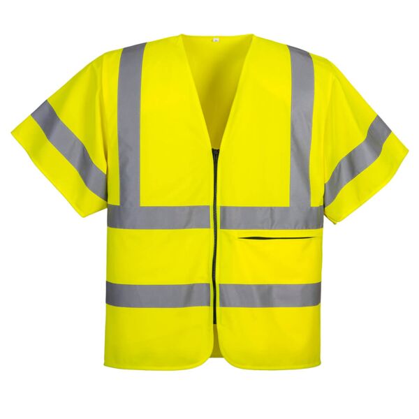 C372 Hi-Vis Band and Brace Zip Vest S/S  Thumbnail
