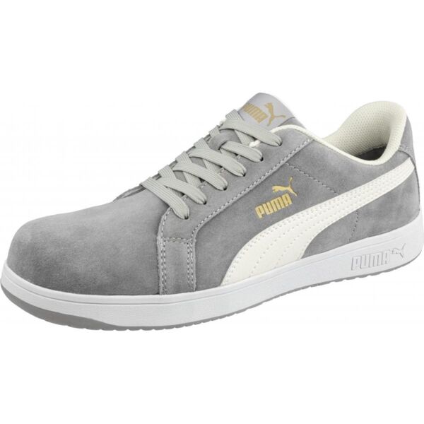PUMA SAFETY ICONIC SUEDE GREY LOW S1PL ESD Thumbnail